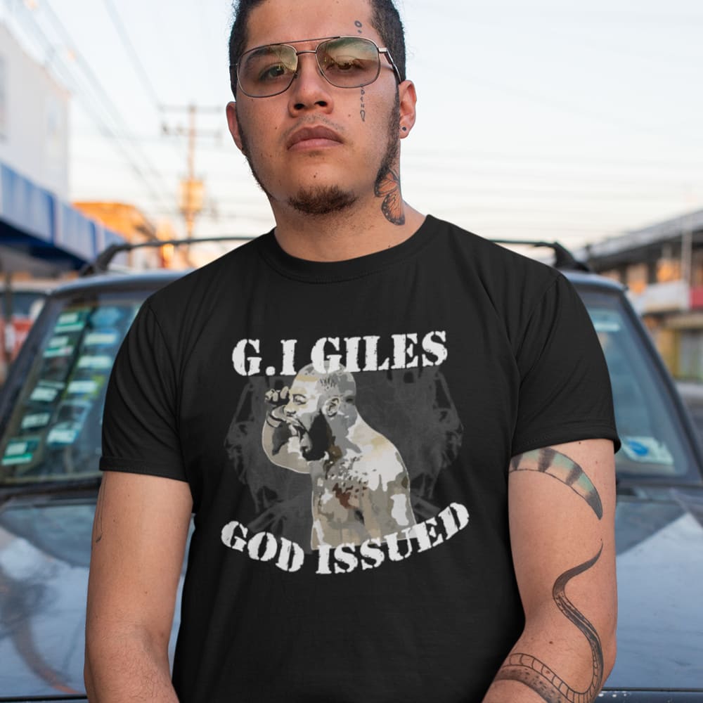 God Issued by Trevin Giles, Men's T-Shirt, Light Logo