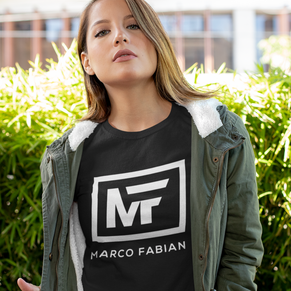 Marco Fabian, Women's T-Shirt, White Logo