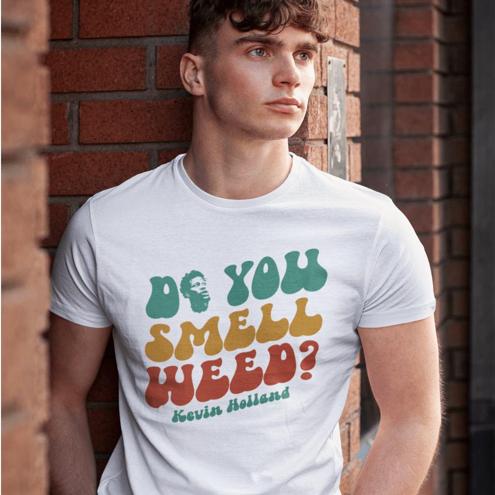 Do You Smell Weed ? by Kevin Holland Men's T-Shirt, Dark Logo