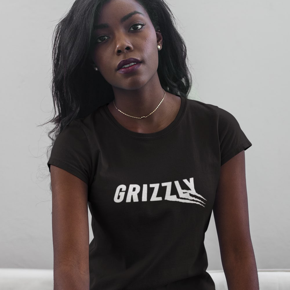 Grizzly by Claire Guthrie Women's T-Shirt, White Logo