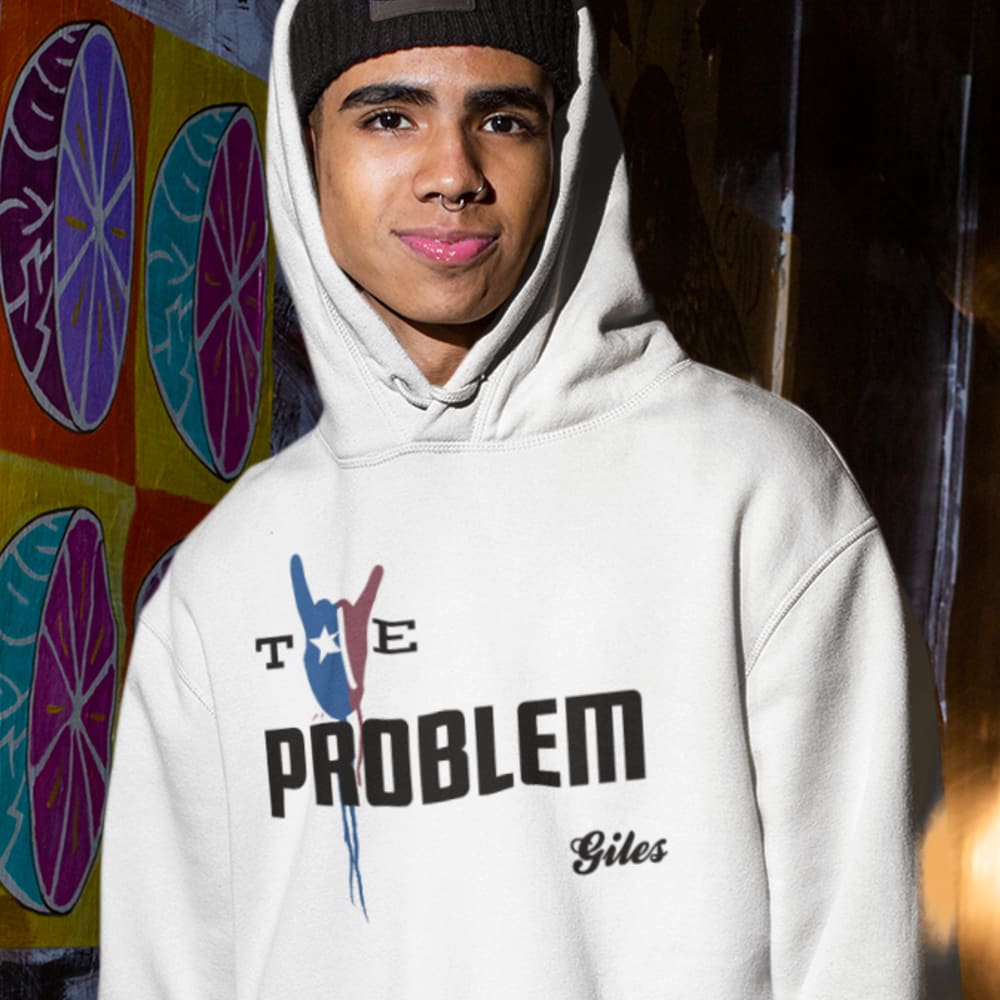 The Problem Giles by Trevin Giles, Men's Hoodie, Black Logo