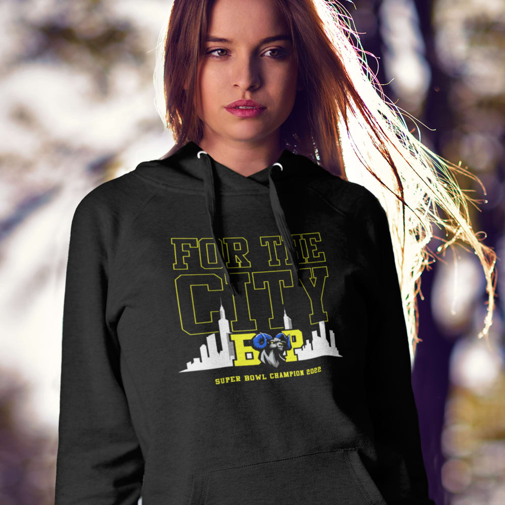For The City, Super Bowl Champion Limited Edition by Brandon Powell, Women's Hoodie