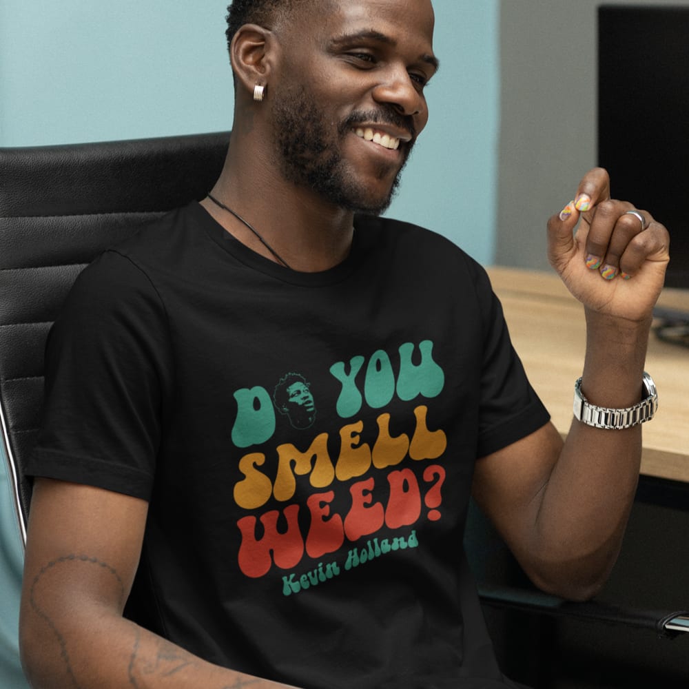 Do You Smell Weed ? by Kevin Holland Men's T-Shirt, Light Logo