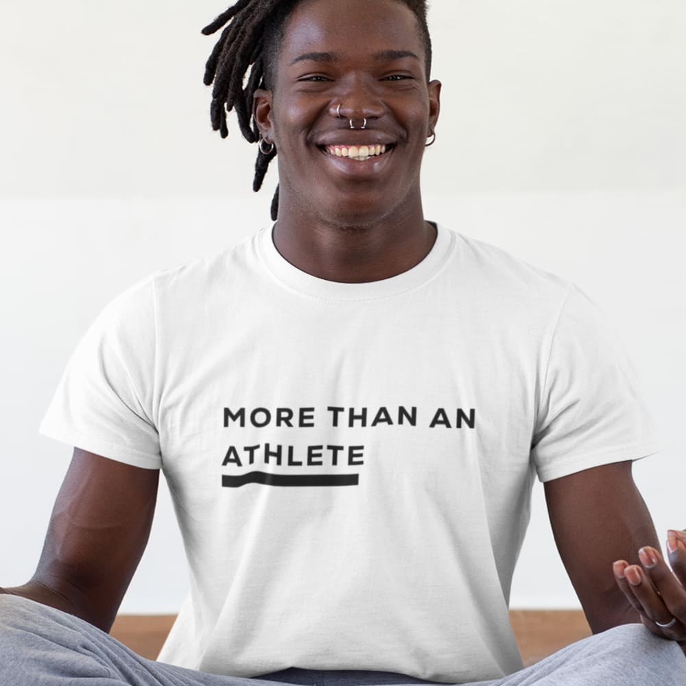 More Than An Athletes by Martin Vorster T-Shirt, Black Logo