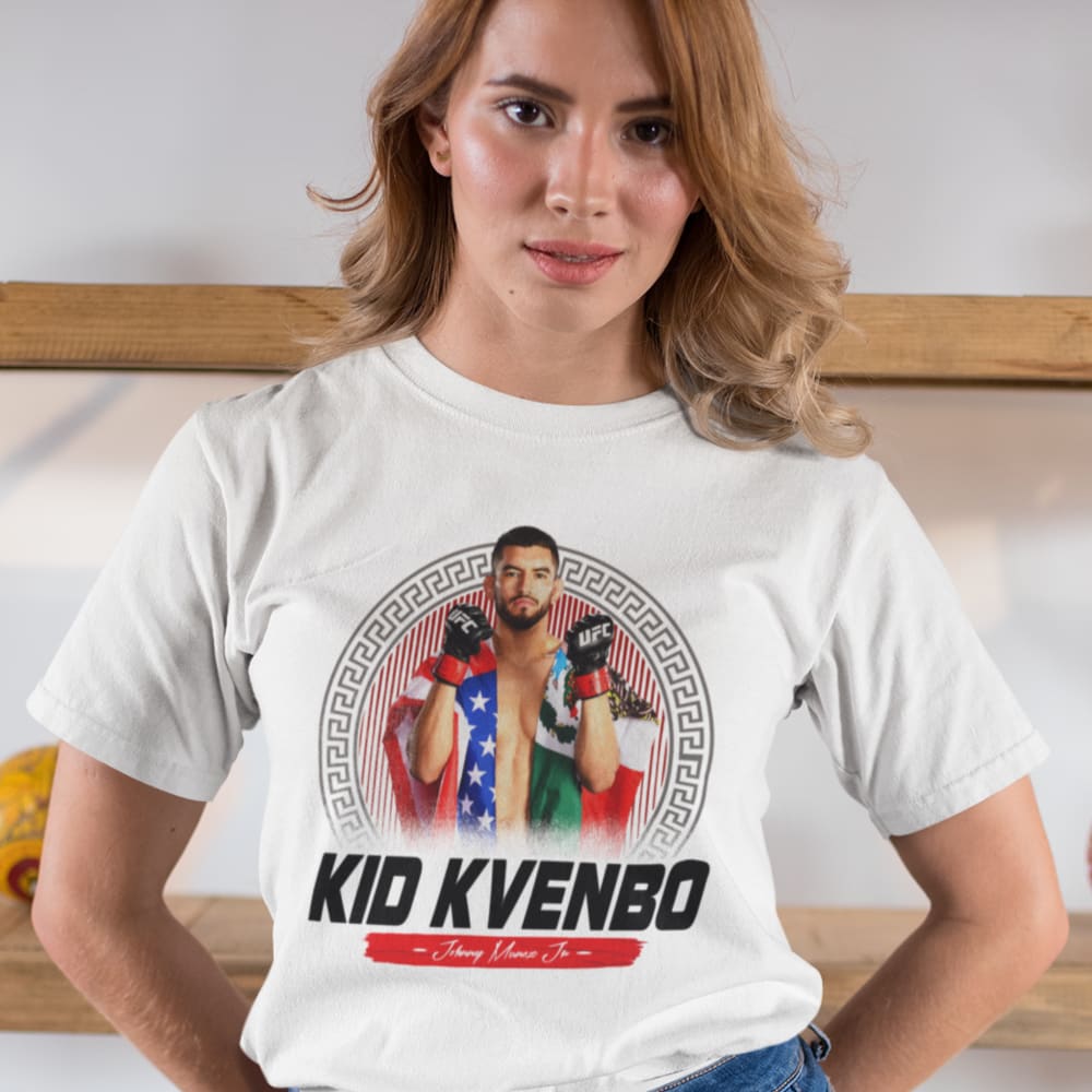  Kid Kvenbo II by Johnny Muñoz Women's T-Shirt, Black Logo