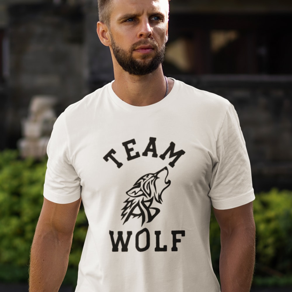 Team Wolf by Arthur Biyarslanov T-Shirt, Black Logo
