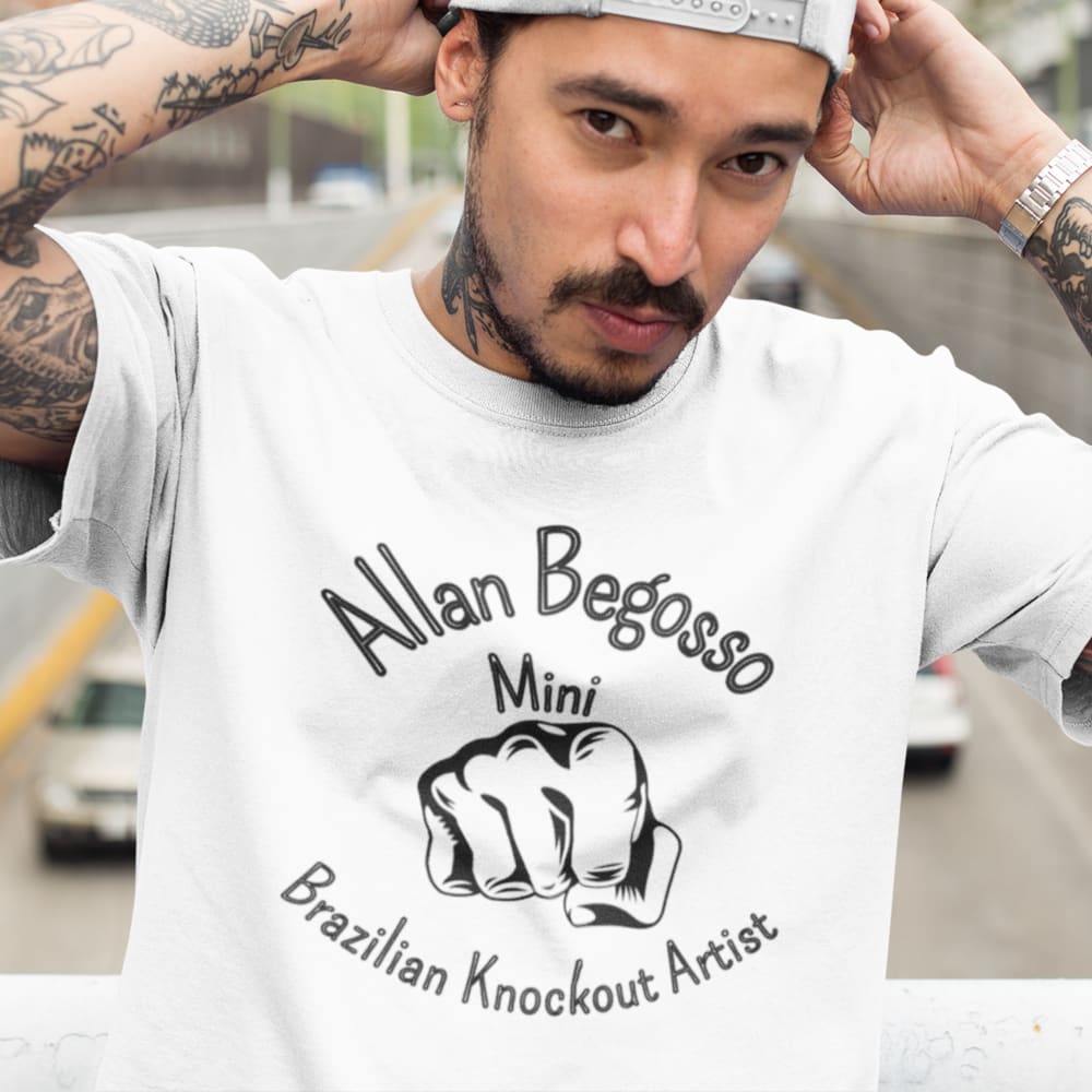 "Brazilian Knockout Artist" by Allan Begosso - Men's Shirt, Dark Logo