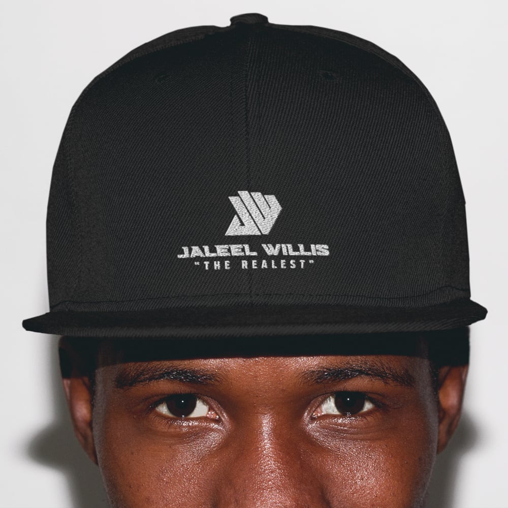 The Realest by Jaleel Willis Hat, All White Logo