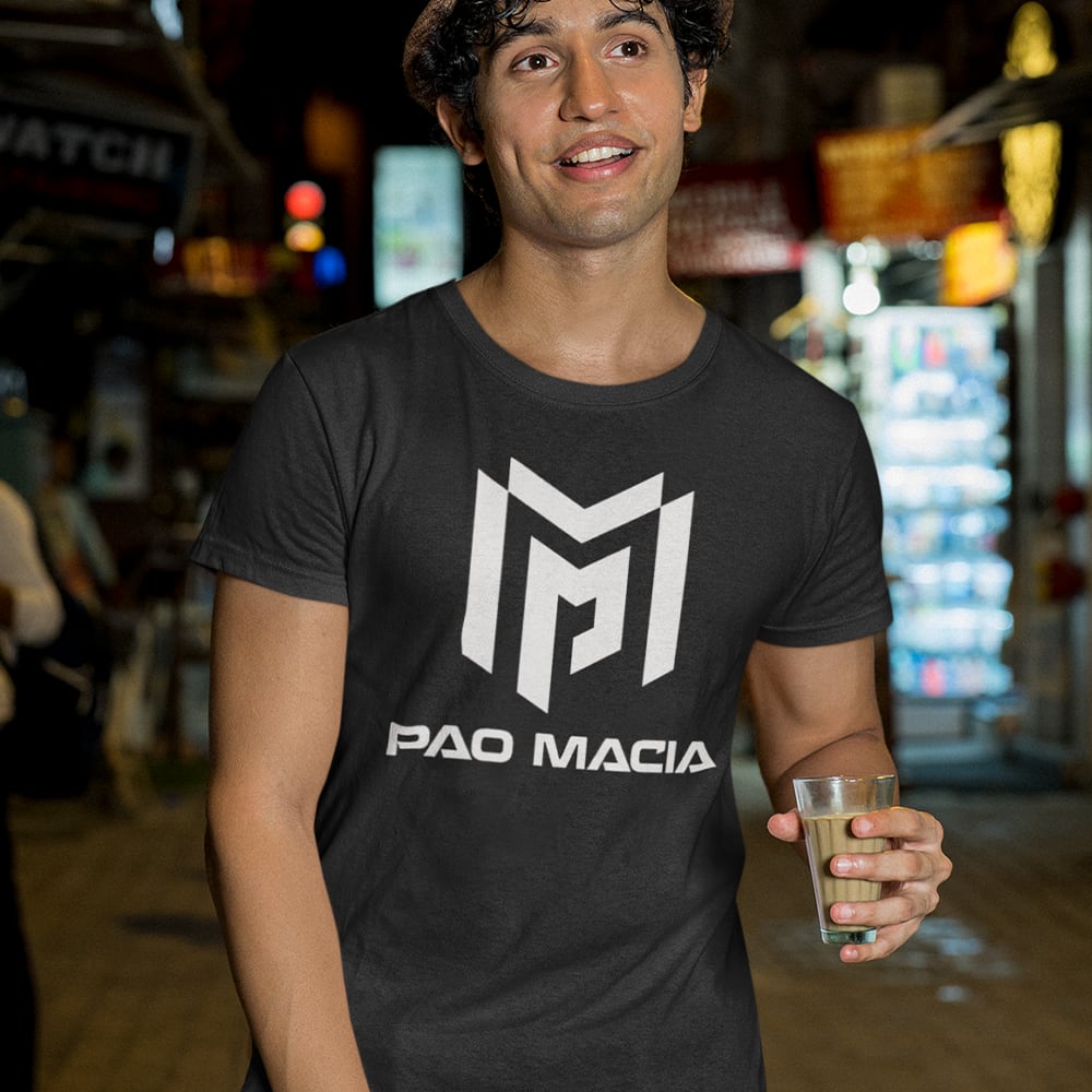 Pao Macia Men's T-Shirt, White Logo