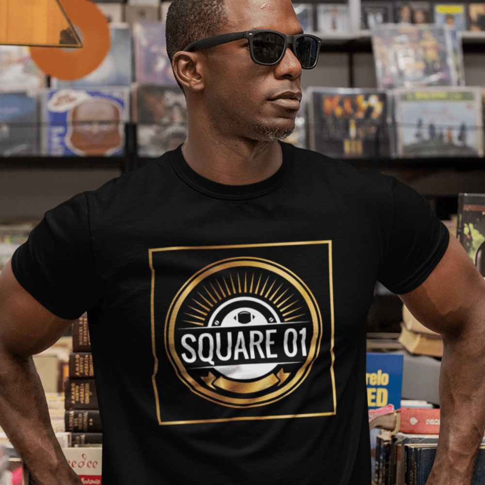 Roderick Robinson Men's T-Shirt ,Square 01 logo