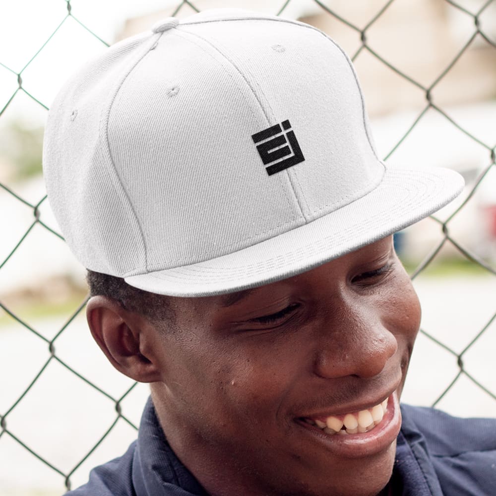 Josh Emmett Initial Hat, Black Logo