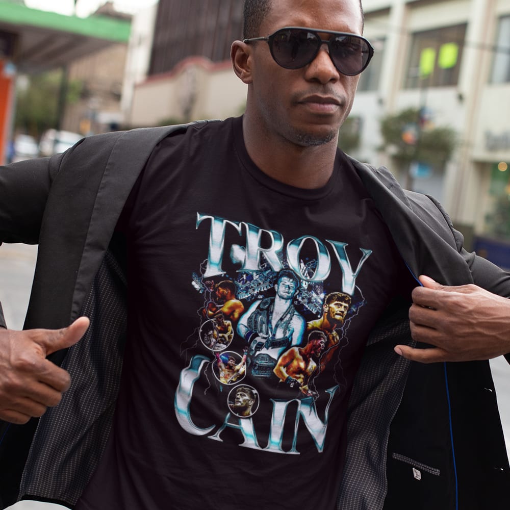 Troy Cain Men's T-Shirt, Colored Logo