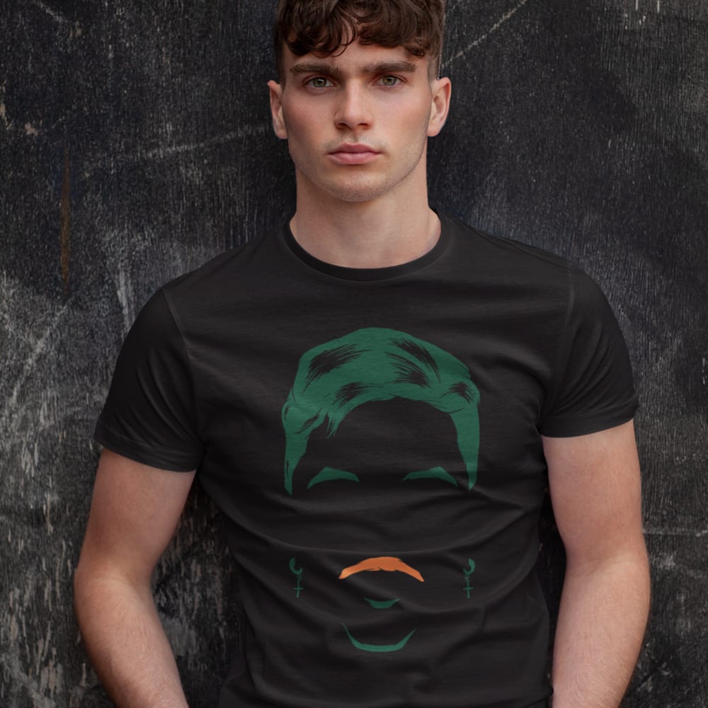 LIMITED EDITION Andy Borregales Men's T-Shirt, Green and Orange Logo