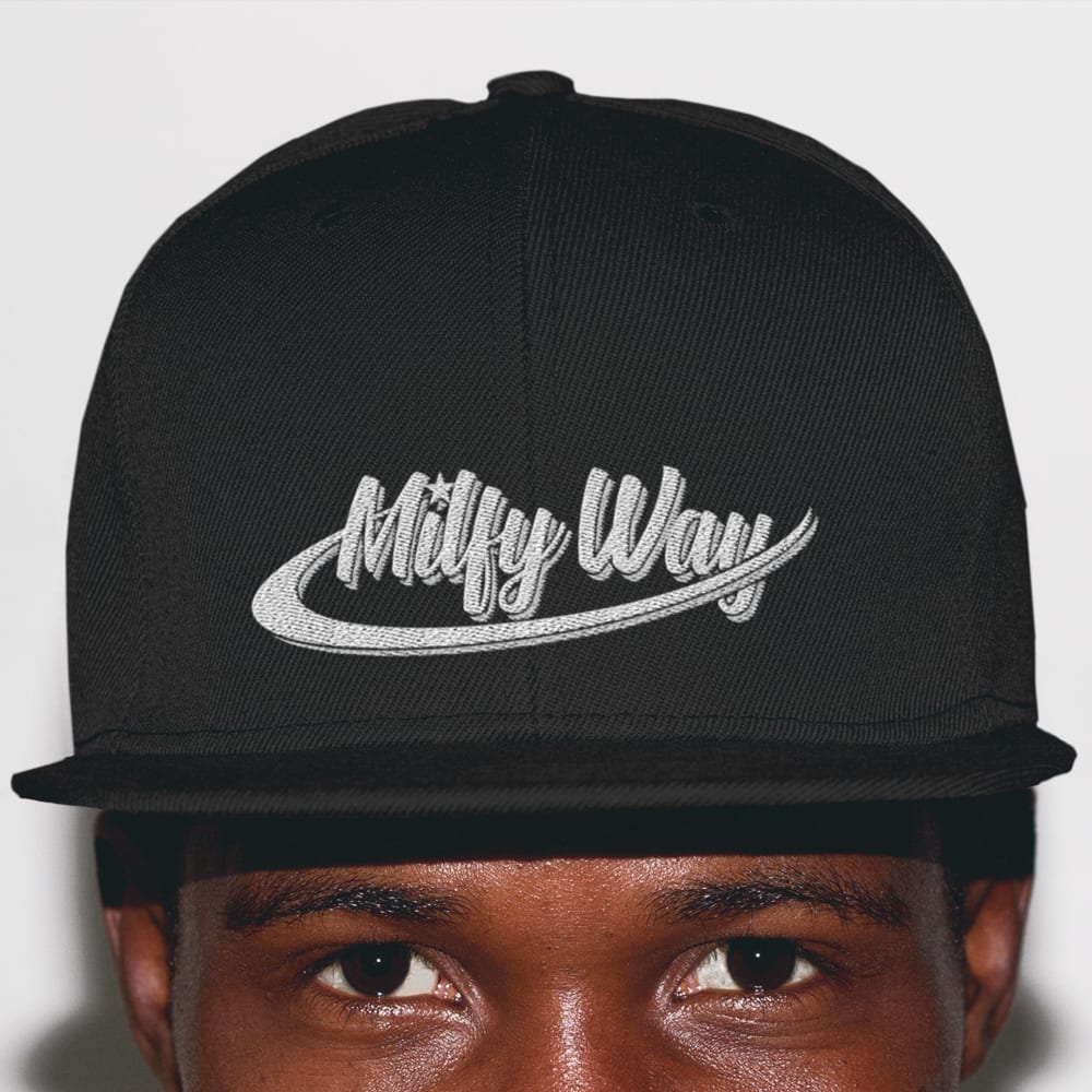 Milfy Way Mickie James Hat, White Logo