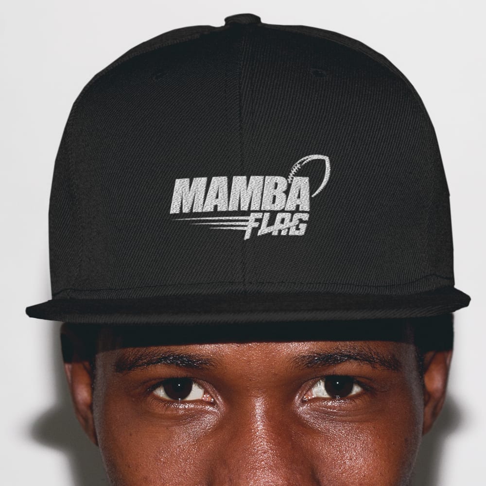 MAMBA FLAG by Reggie Rusk Hat, White Logo