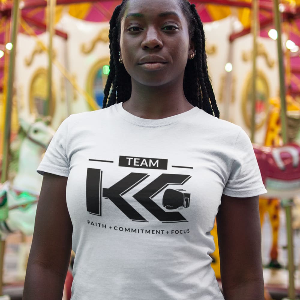  Team KC by Kaitlyn Clark Women's T-Shirt , Black  Logo