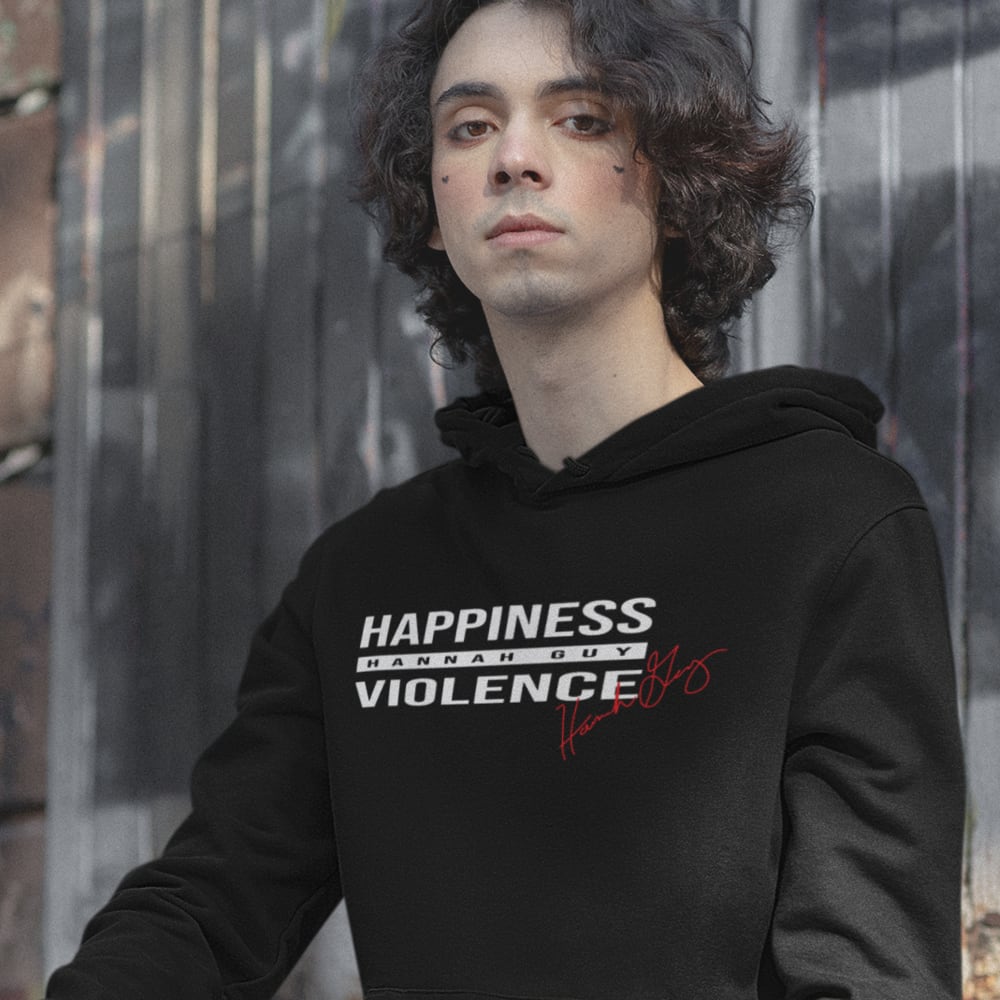 LIMITED EDITION SIGNED Hannah Guy Happiness & Violence Men's Hoodie