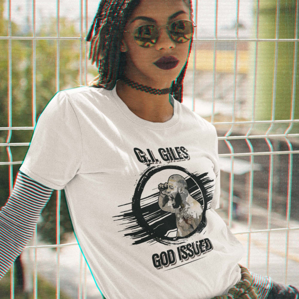 "G.I. Giles" by Trevin Giles, Women's T-Shirt, Dark Logo