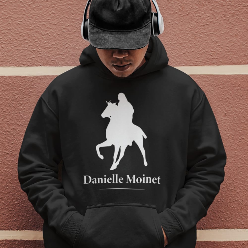 Danielle Moinet by Summer Rae Unisex Hoodie, White Logo