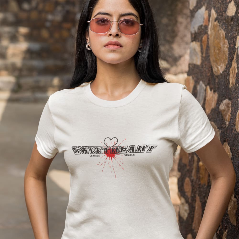  Sweetheart II Charisa Sigala Women's T-Shirt, Black Logo