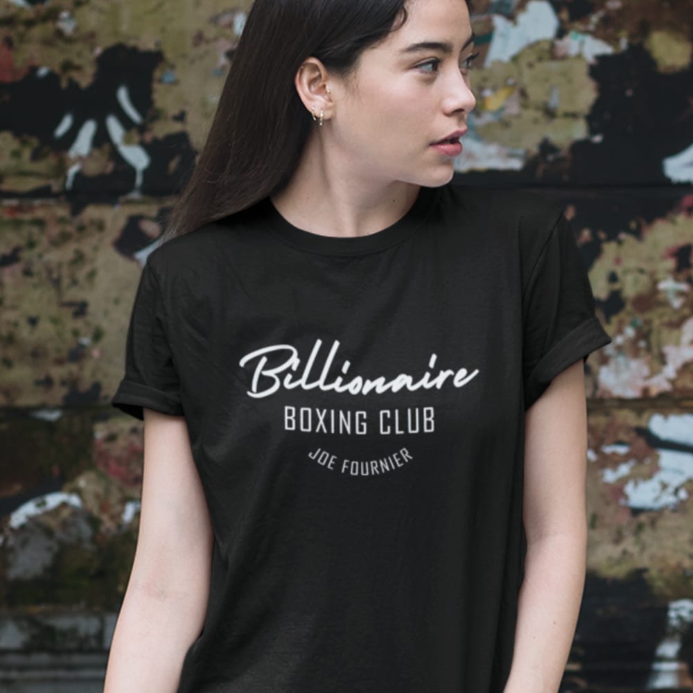 Billionaire Boxing Club II by Joe  Fournier Women's T-Shirt, Black Logo