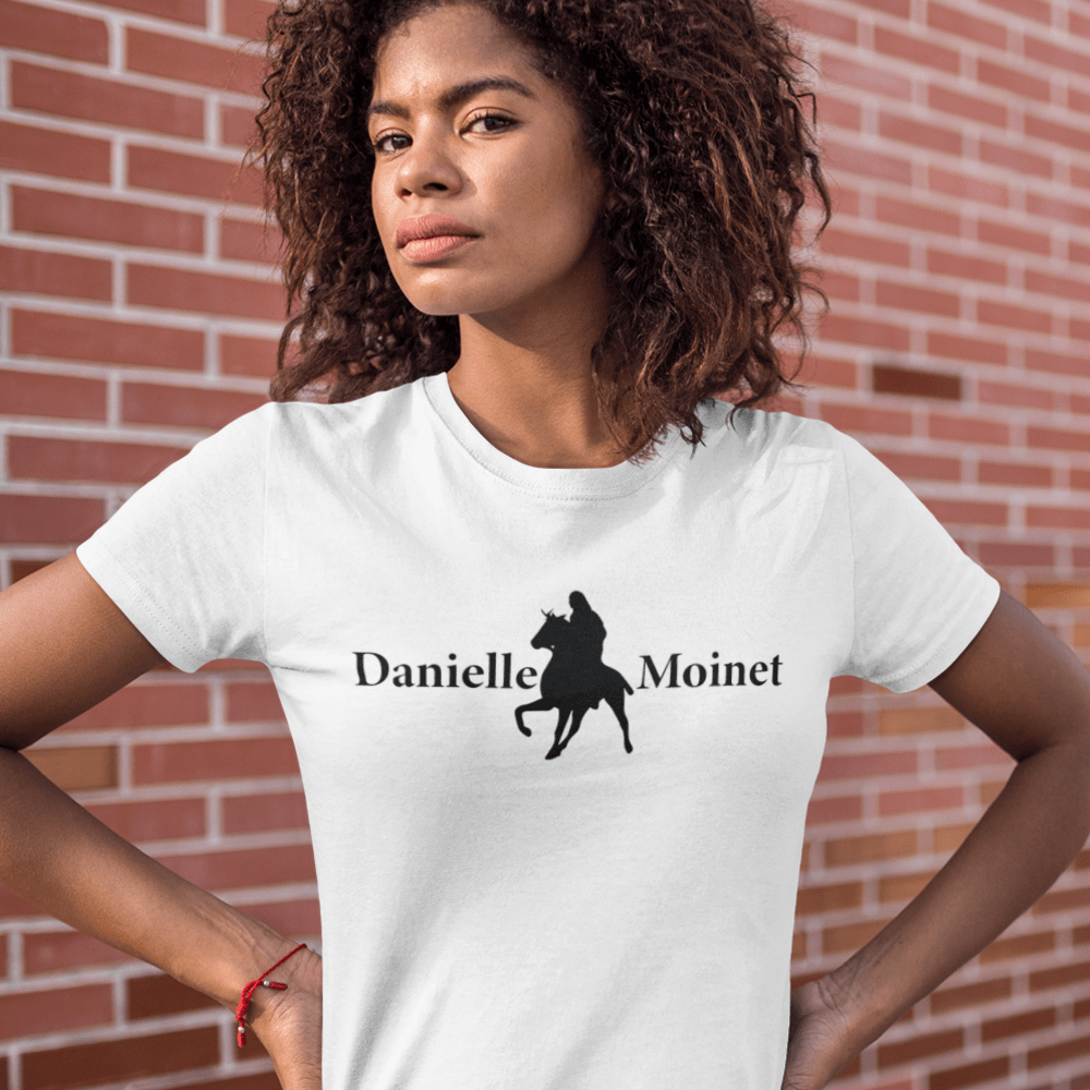 Danielle Moinet II by Summer Rae Unisex T-Shirt, Black Logo