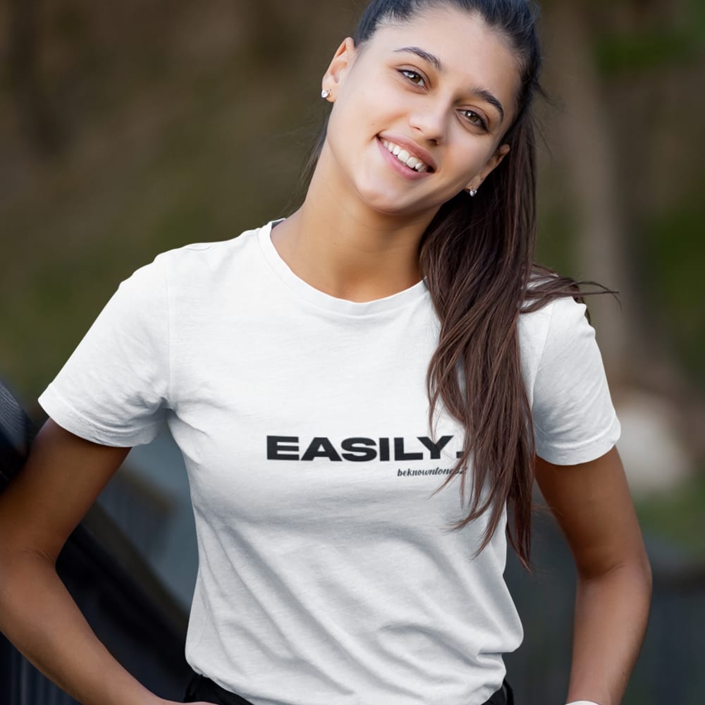 "Easily" Beknowntone by Anthony Mathis Unisex T-Shirt, Black Logo