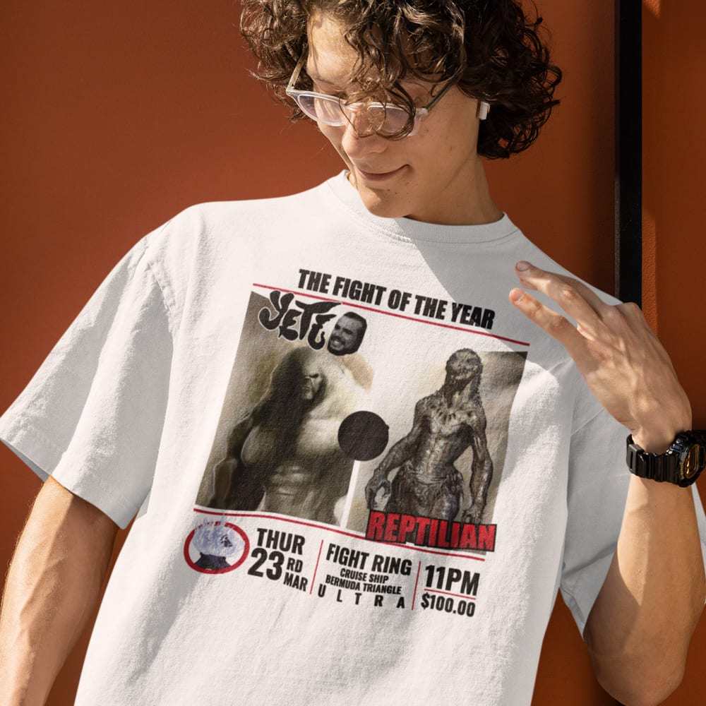The Fight of the Year Joshua Bredl T-Shirt, Black Logo