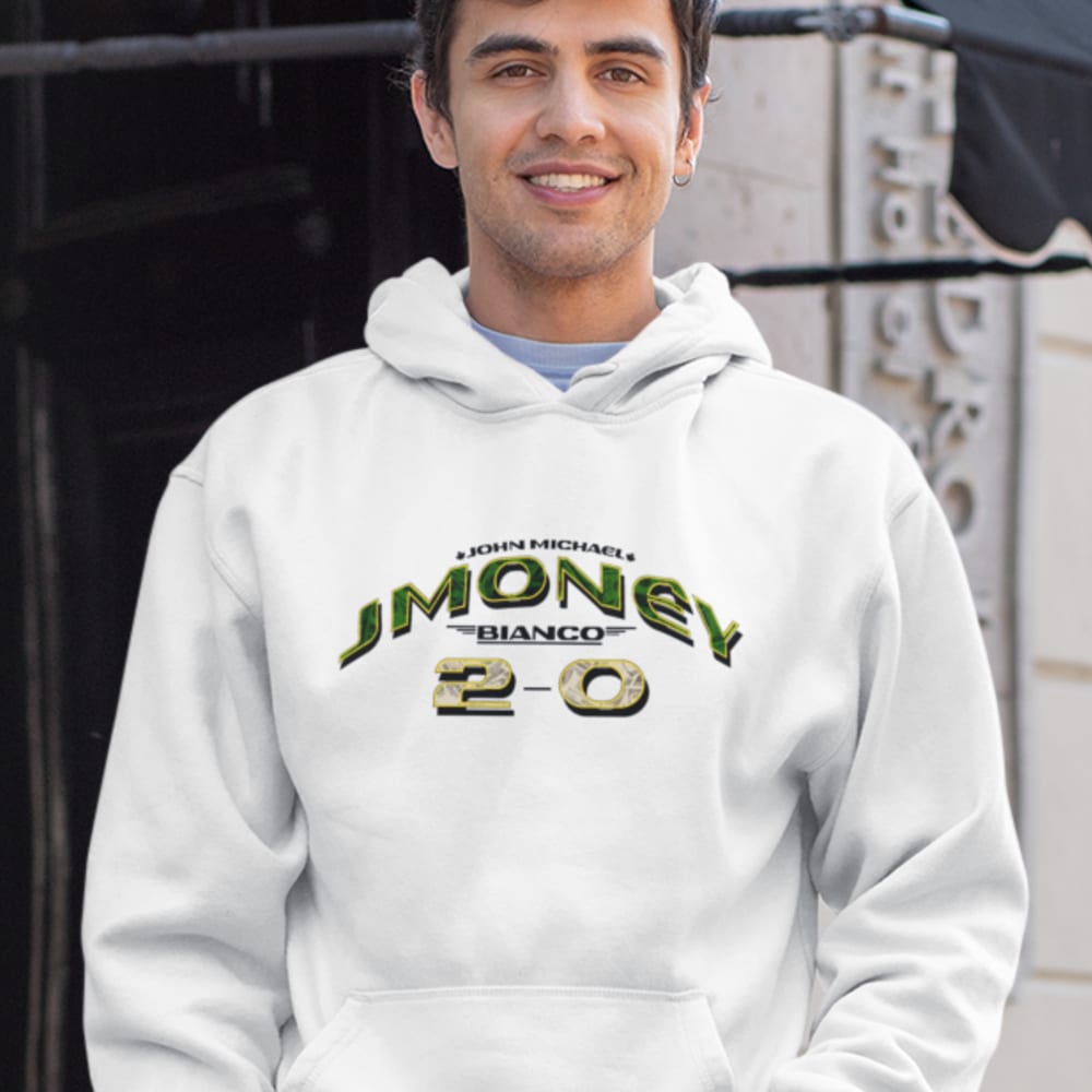 JMoney Bianco 2-0 Men's Hoodie, Black Logo