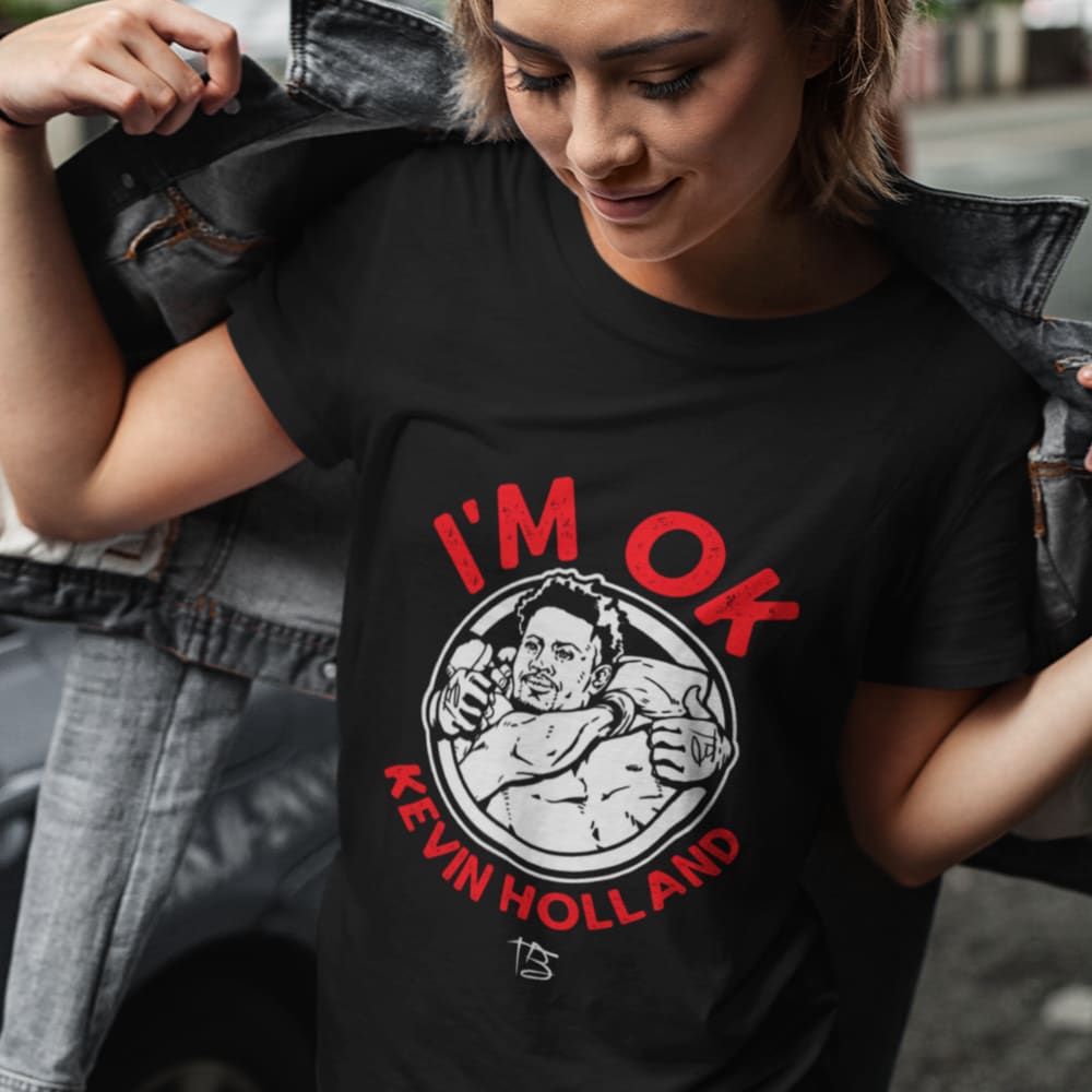 I'm Ok Women's T-Shirt , White Logo