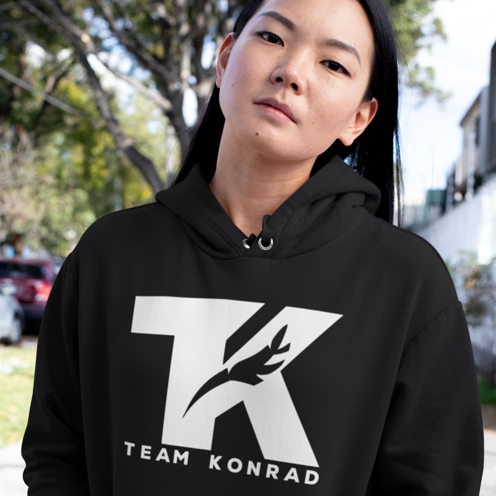 Team Konrad Women's Hoodie, White Logo