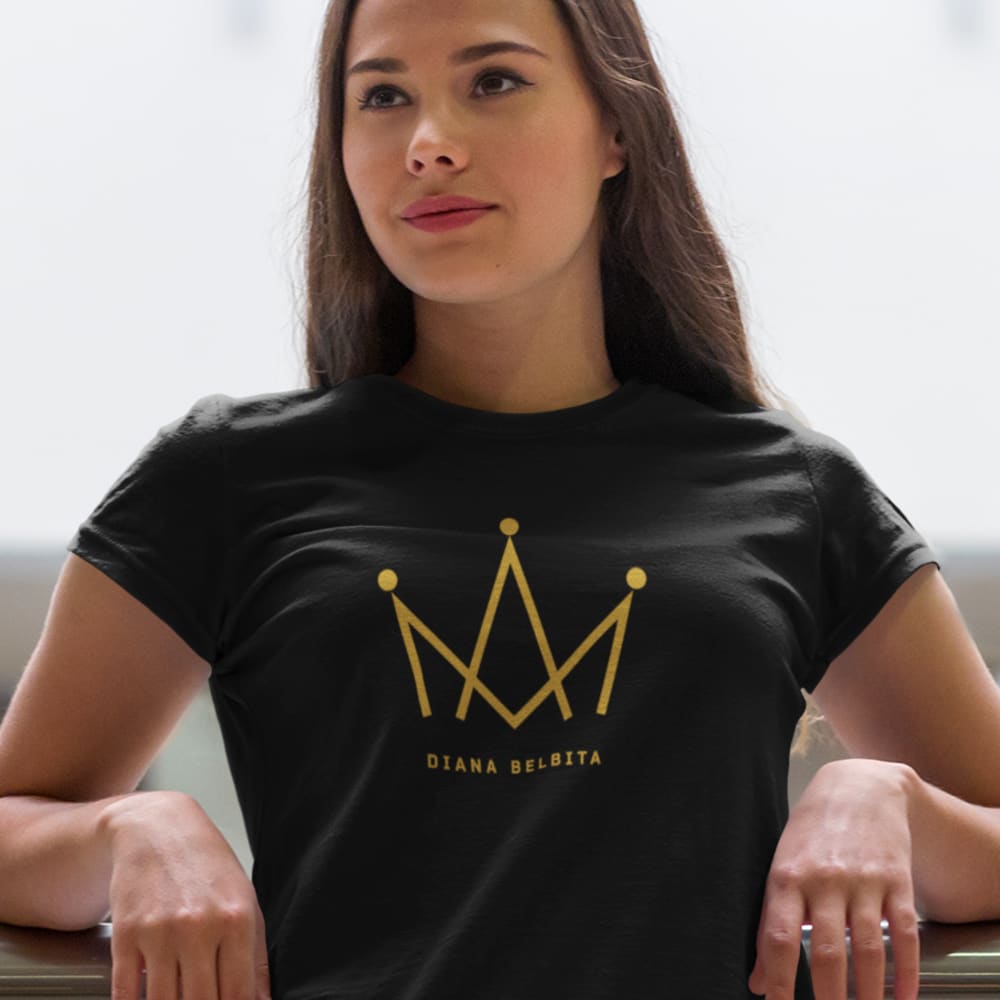 The Crown by Diana Belbita Women's T-Shirt, Gold Logo
