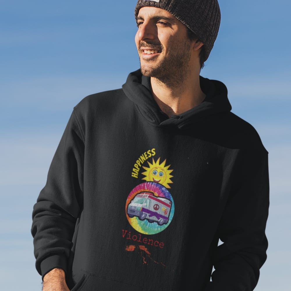 LIMITED EDITION Hannah Guy Happiness & Violence Men's Hoodie