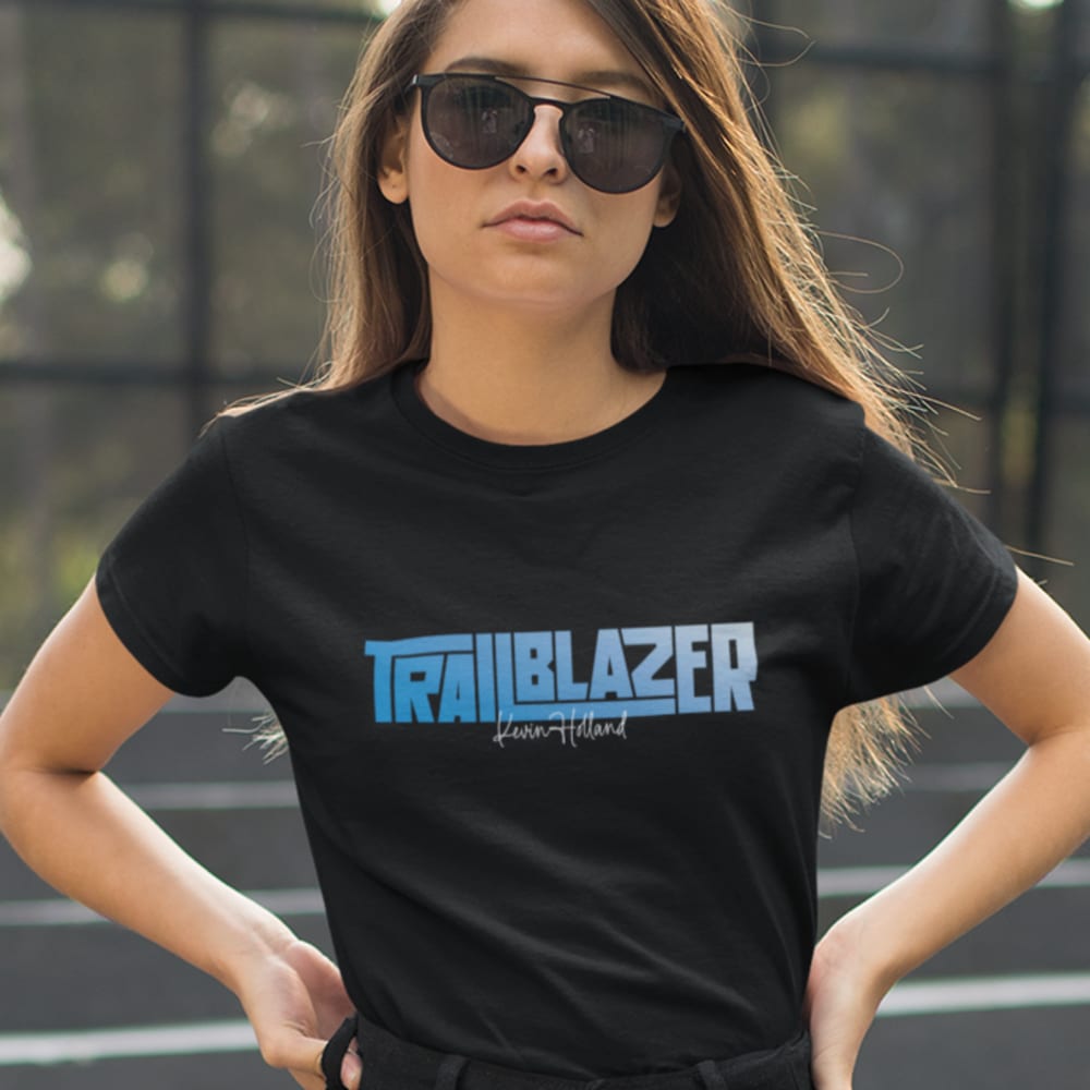  Trail Blazer II by Kevin Holland Women's T-Shirt, White Logo