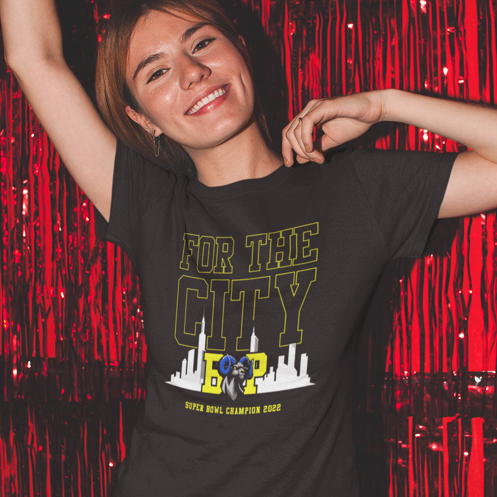 For The City, Super Bowl Champion Limited Edition by Brandon Powell, Women's T-Shirt