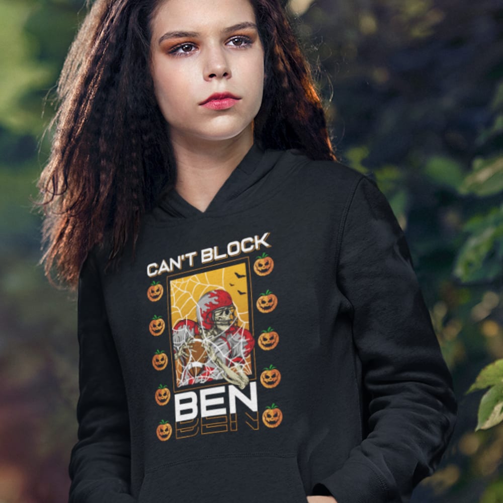 Spooky Can't Block Ben by Ben Desmarais, Women's Hoodie