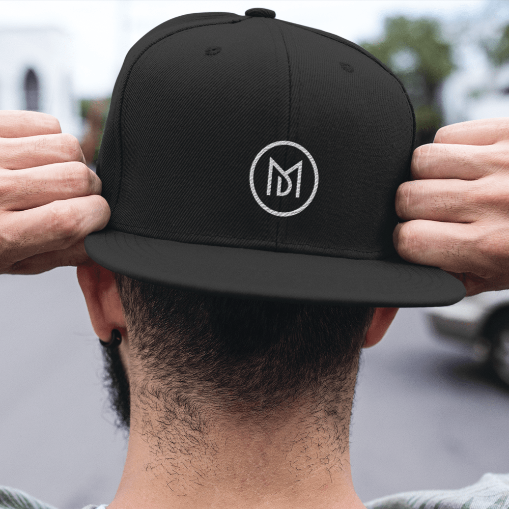 MD by Michael Davis Hat, White Logo