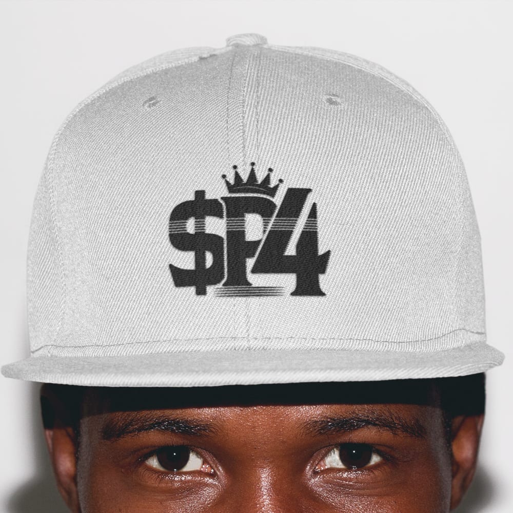 $P4 by Money Powell, Hat, Black Logo