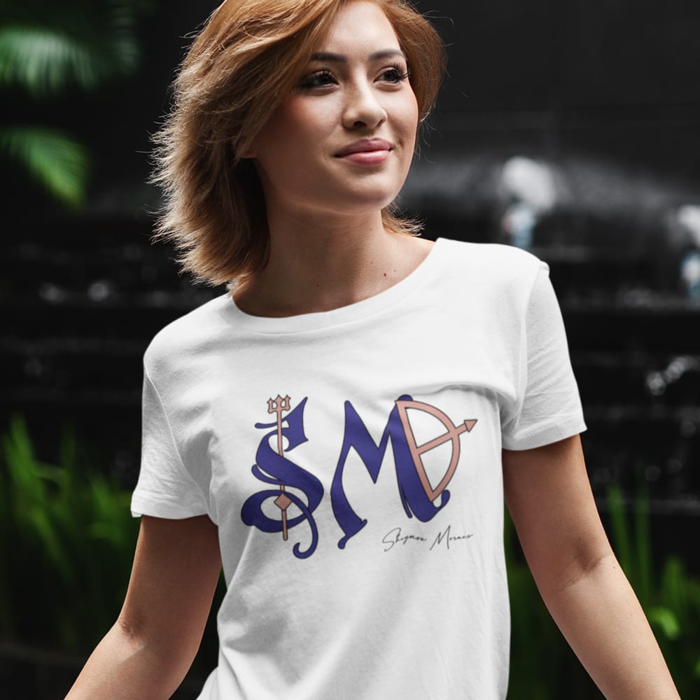 Sheymon Moraes Triton Women's T-Shirt, Blue Logo