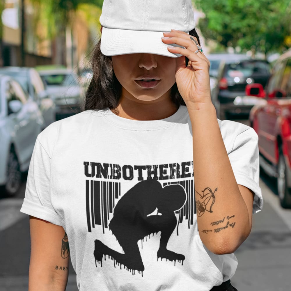  Unbothered Joshua Washington Women's T-Shirt, Black Logo