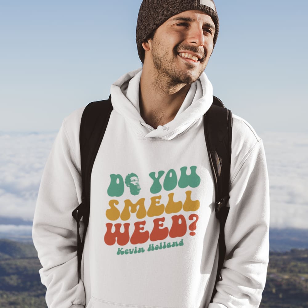 Do You Smell Weed ? by Kevin Holland Men's Hoodie, Dark Logo