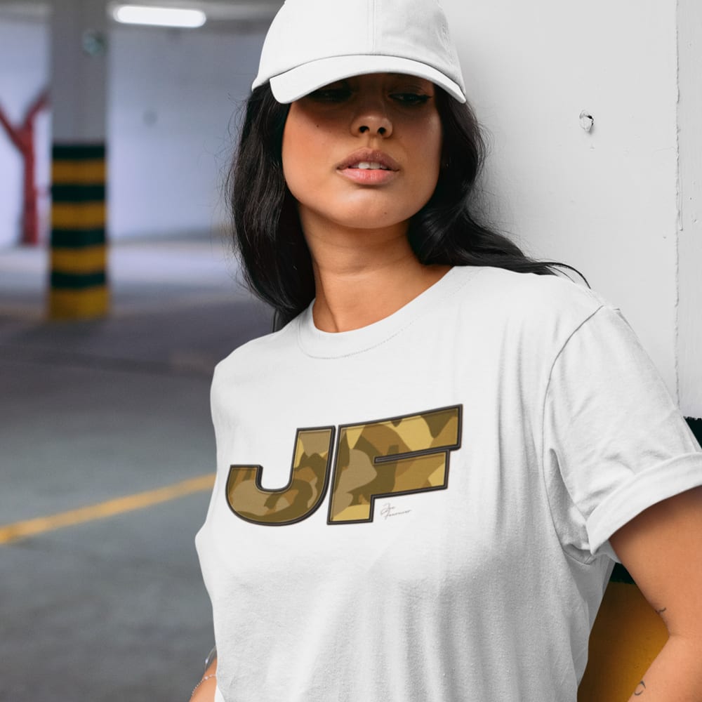  JF by Joe Fournier, Women's T-Shirt, Gold Camo Logo