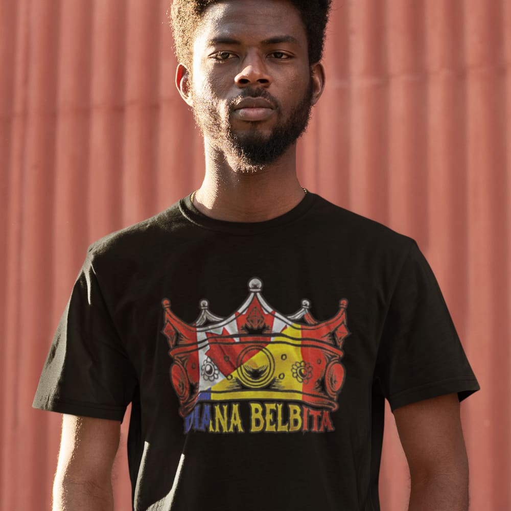 The Crown by Diana Belbita Men's T-Shirt, Tri Colors Logo
