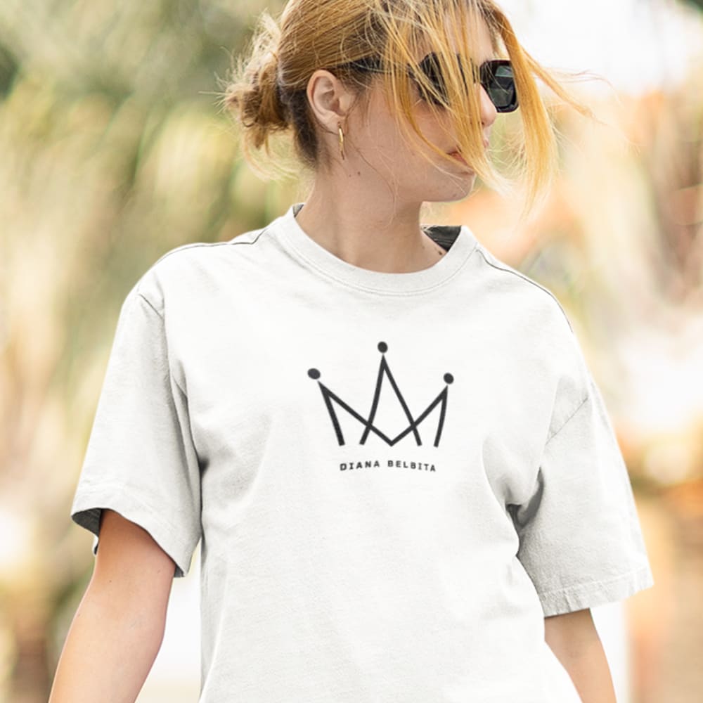 The Crown by Diana Belbita Women's T-Shirt, Black Logo