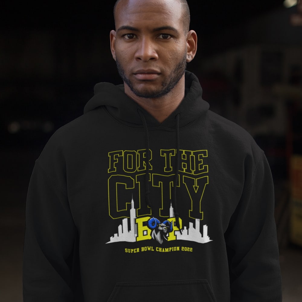 For The City, Super Bowl Champion Limited Edition by Brandon Powell, Men's Hoodie