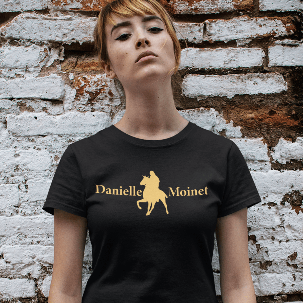 Danielle Moinet II by Summer Rae Unisex T-Shirt, Gold Logo