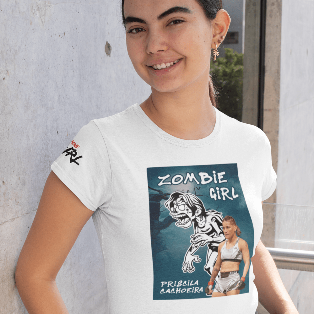 Priscila Cachoeira "Zombie Girl" Women's T-Shirt White