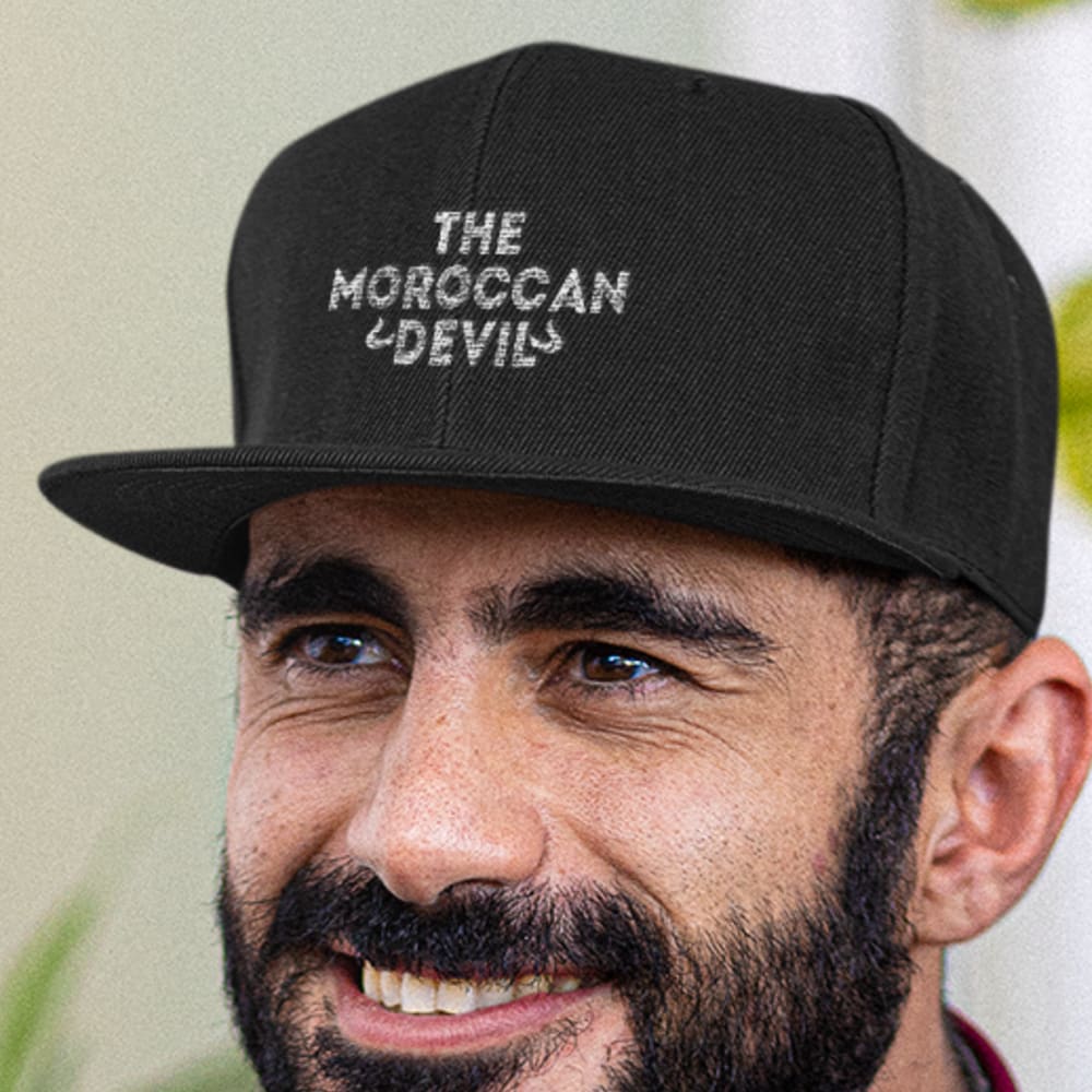 The Moroccan Devil, Hat, White Logo, by Youssef Zalal 