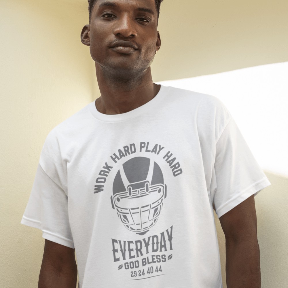 Work Hard Play Hard by Gardner Williams, Men's T-Shirt