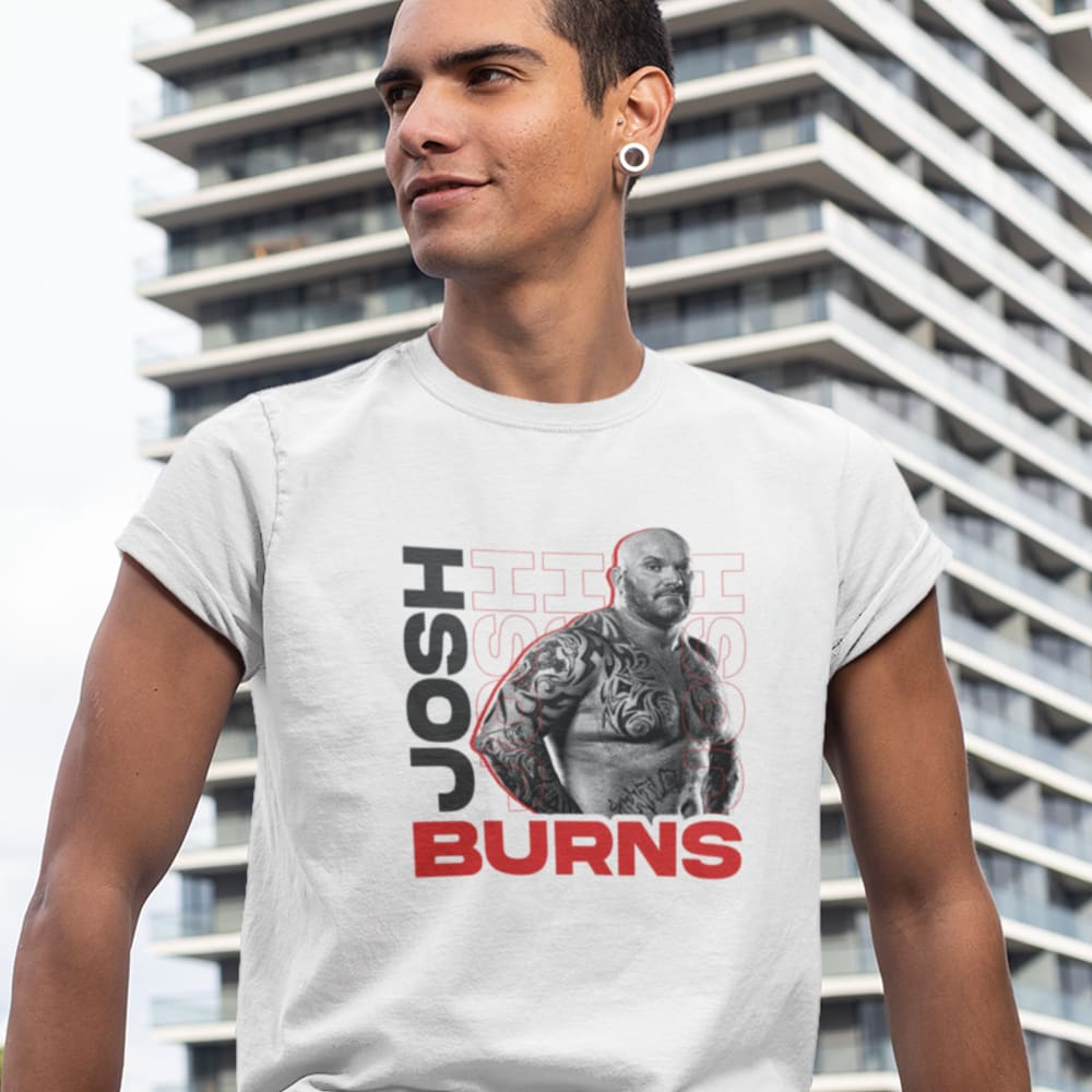 Josh Burns Men's Graphic T-Shirt, Black Logo